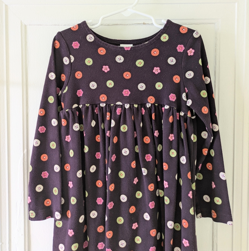 Gymboree All About Buttons Long-sleeve Dress